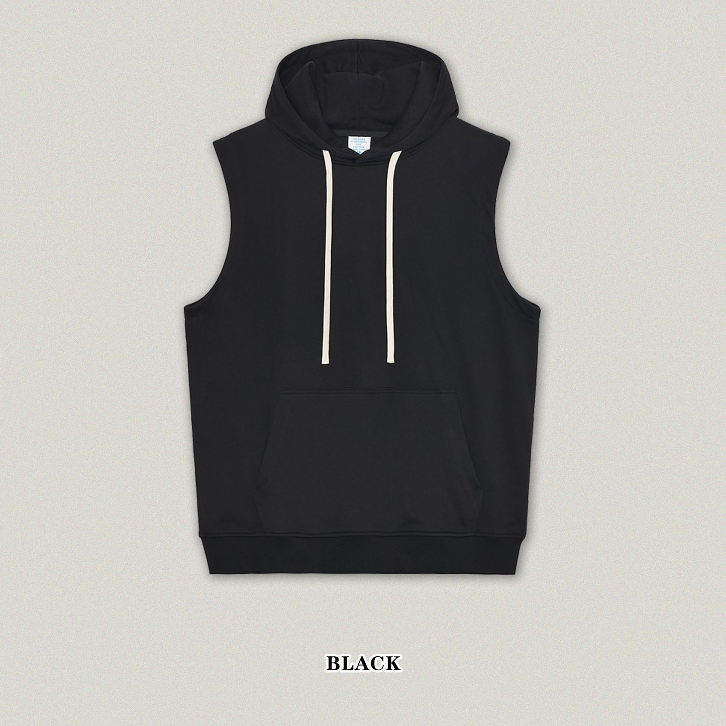 solid color hooded vest