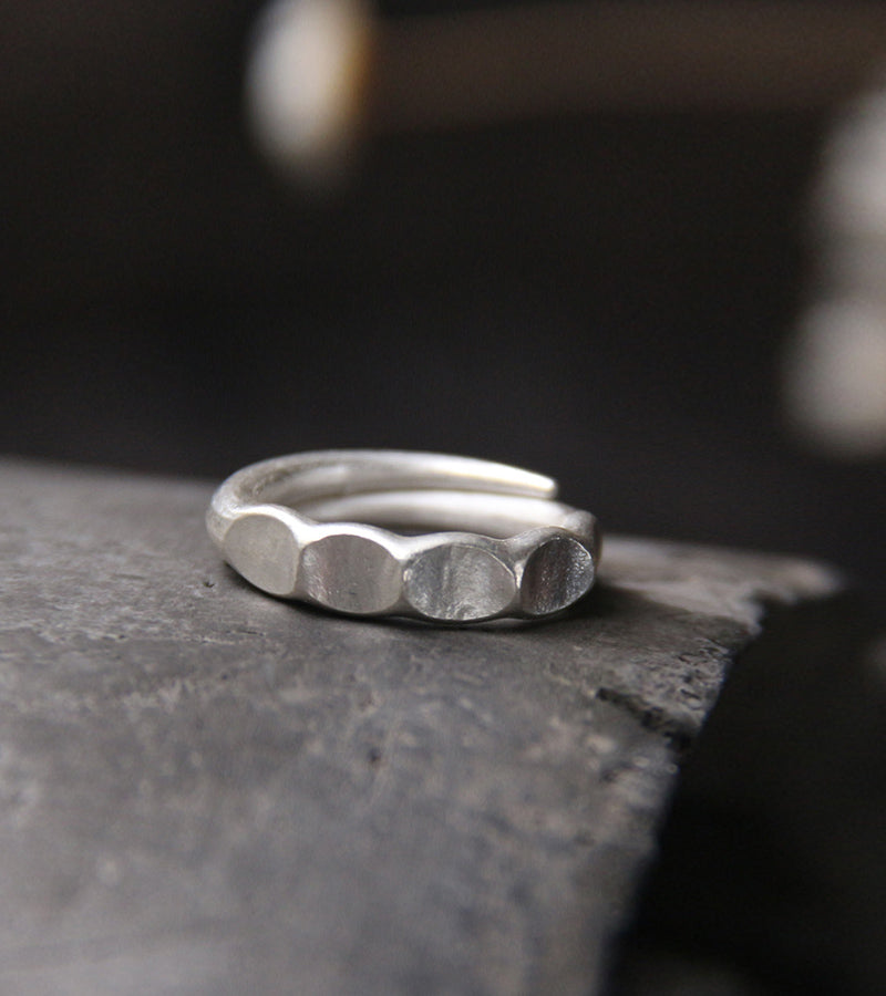 Handmade silver ring