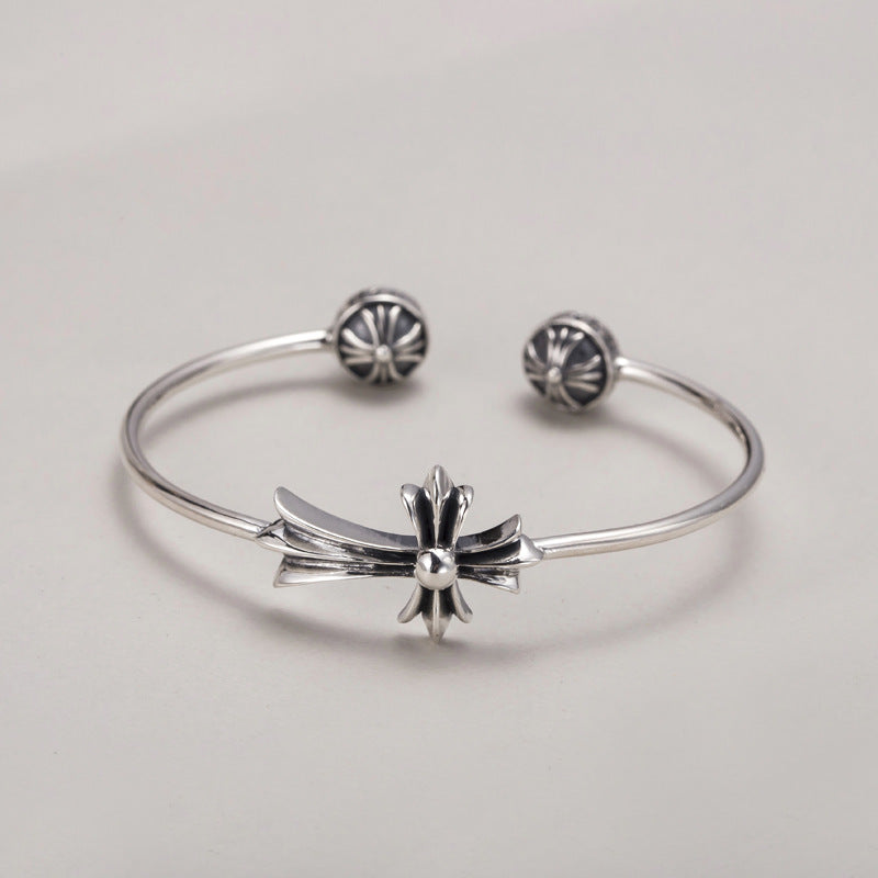 Sterling silver Cross Bracelet