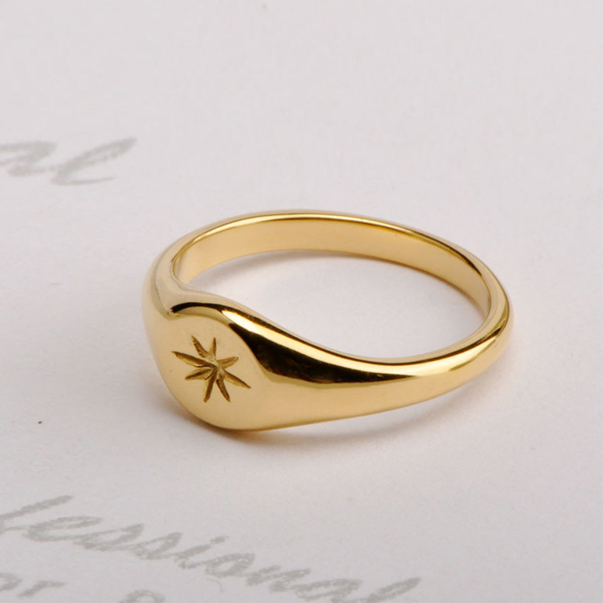 Six Star Ring-gold