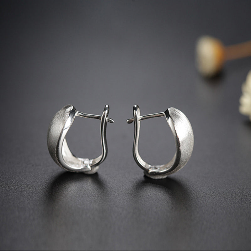 Handmade sterling silver earrings