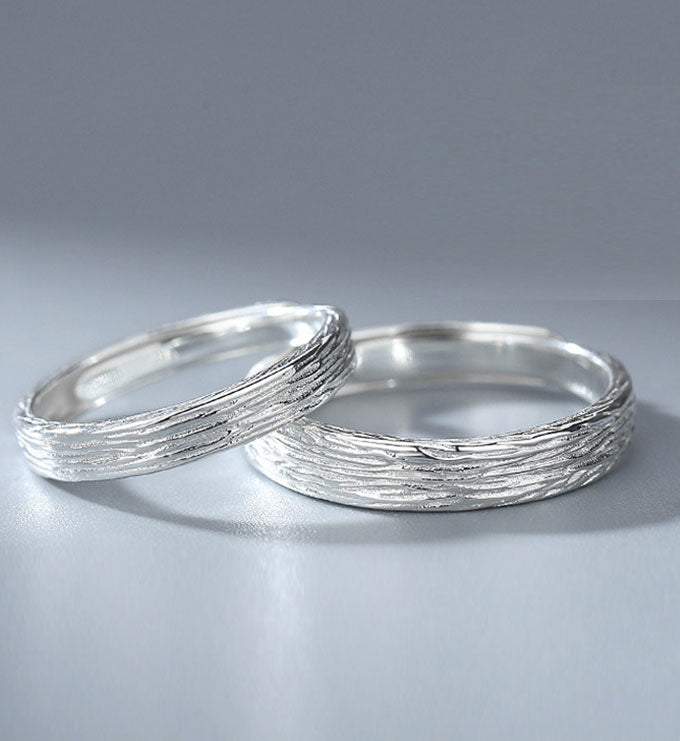 Sterling Silver Couple Ring