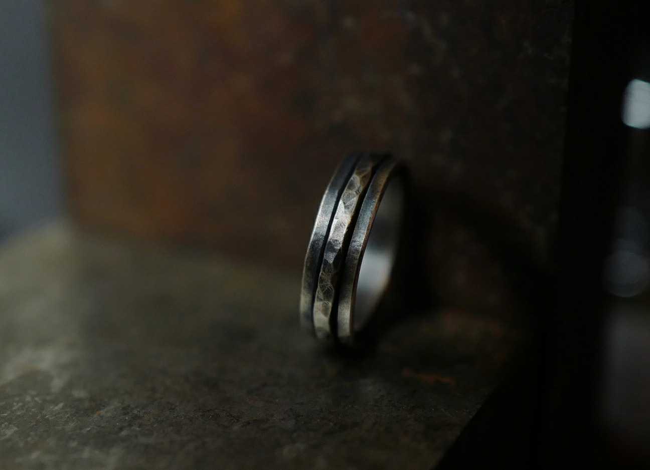 Handmade Sterling Silver Rotatable Ring