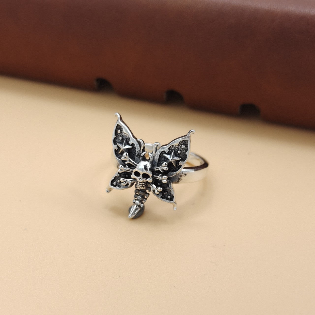 Skeleton Butterfly Ring