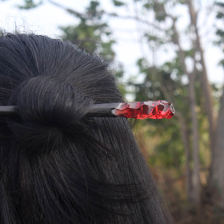 Sandalwood hairpin handmade