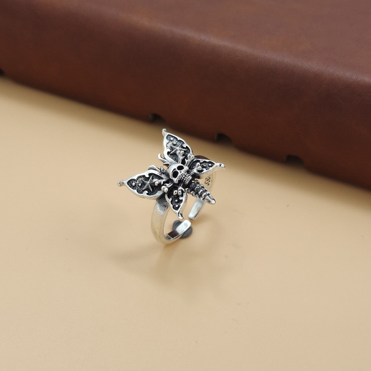 Skeleton Butterfly Ring