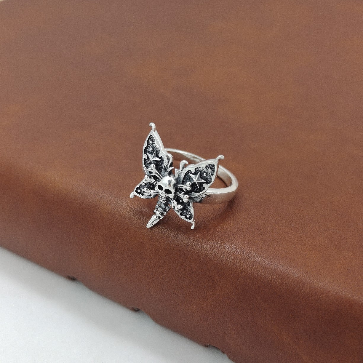 Skeleton Butterfly Ring