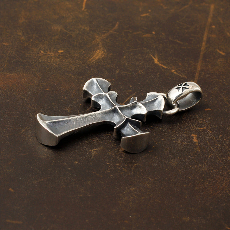 Sterling silver Cross Pendant Necklace