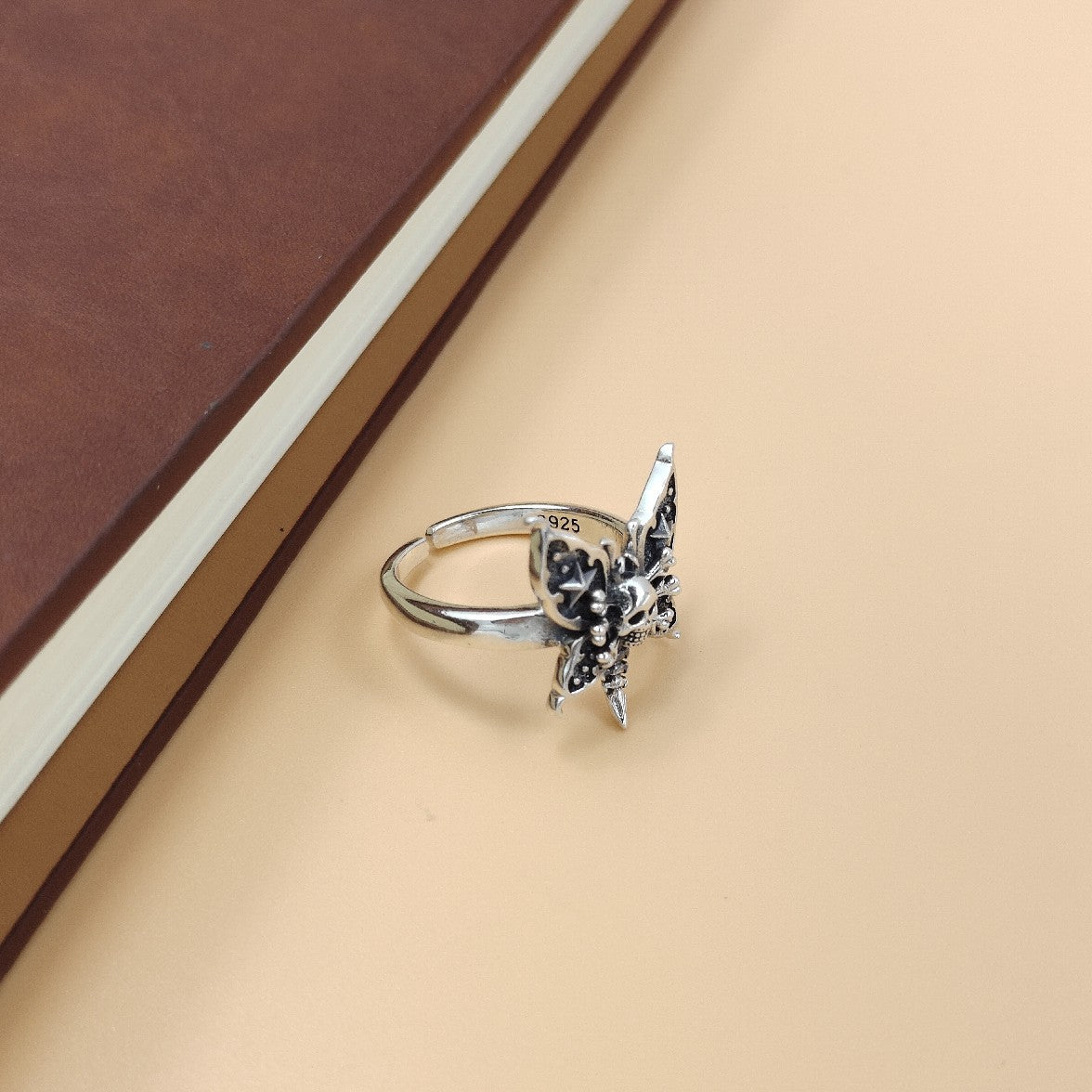 Skeleton Butterfly Ring