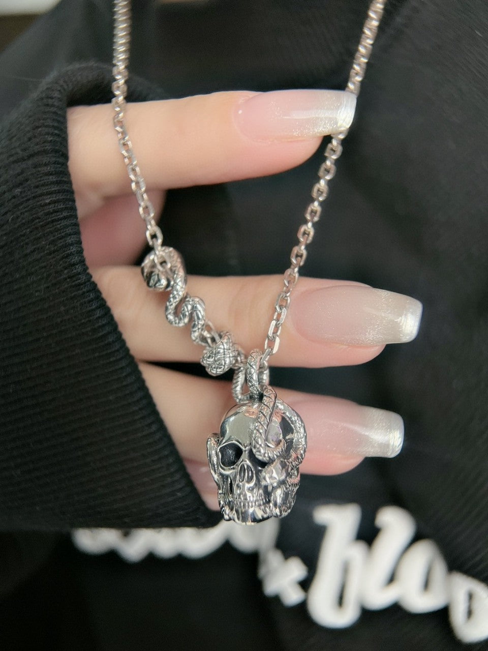 Skeleton Pendant Necklace