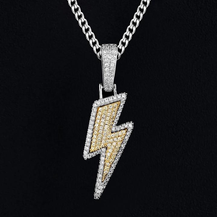 Hip-hop Lightning Pendant Necklace