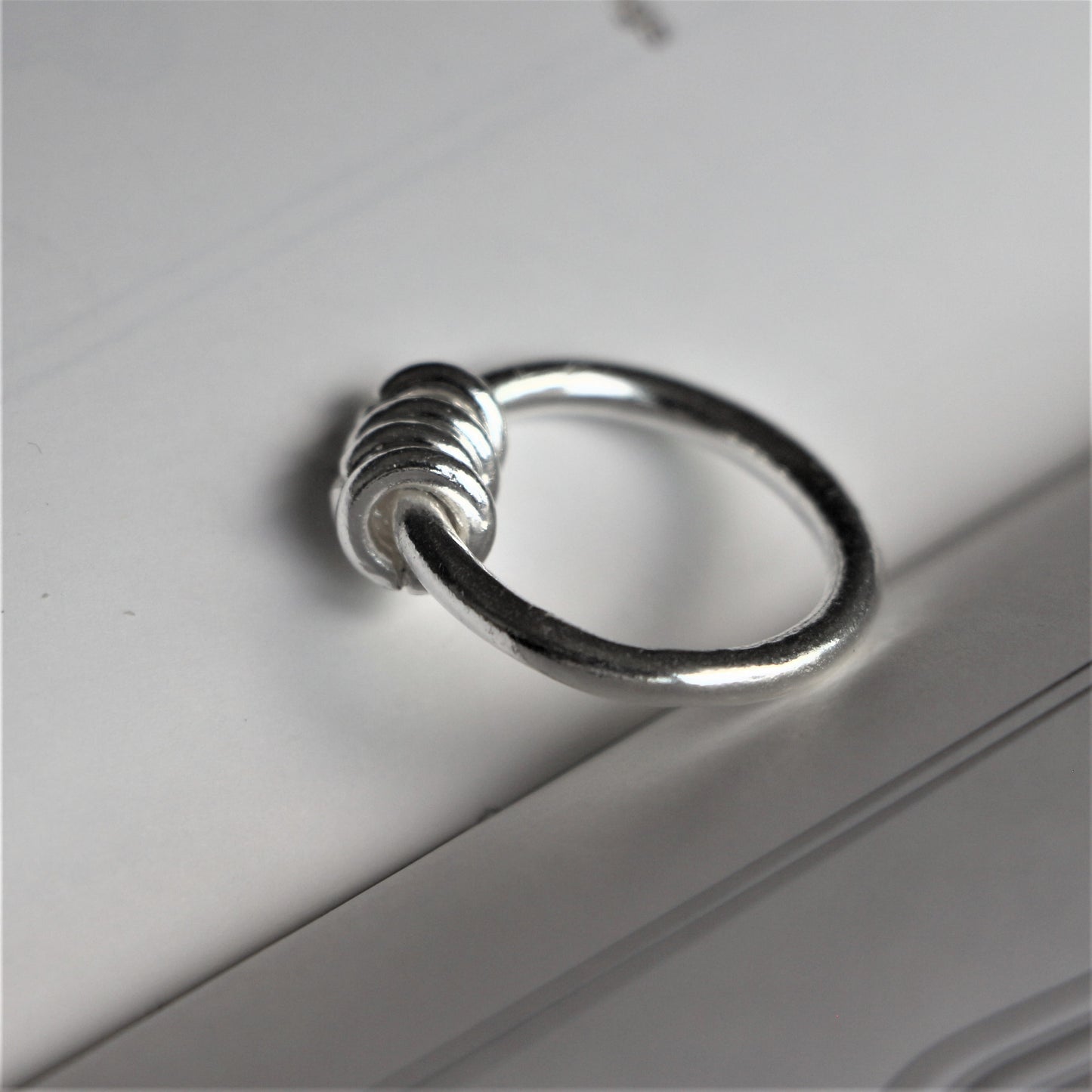 Handmade sterling silver ring