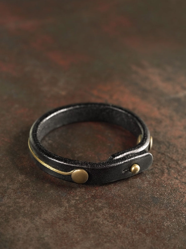 Leather bracelet