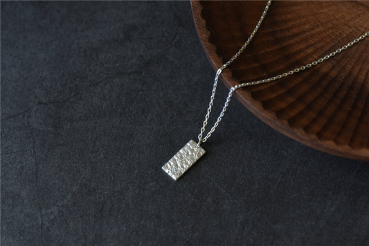 Handmade Sterling Silver Pendant Silver Necklace