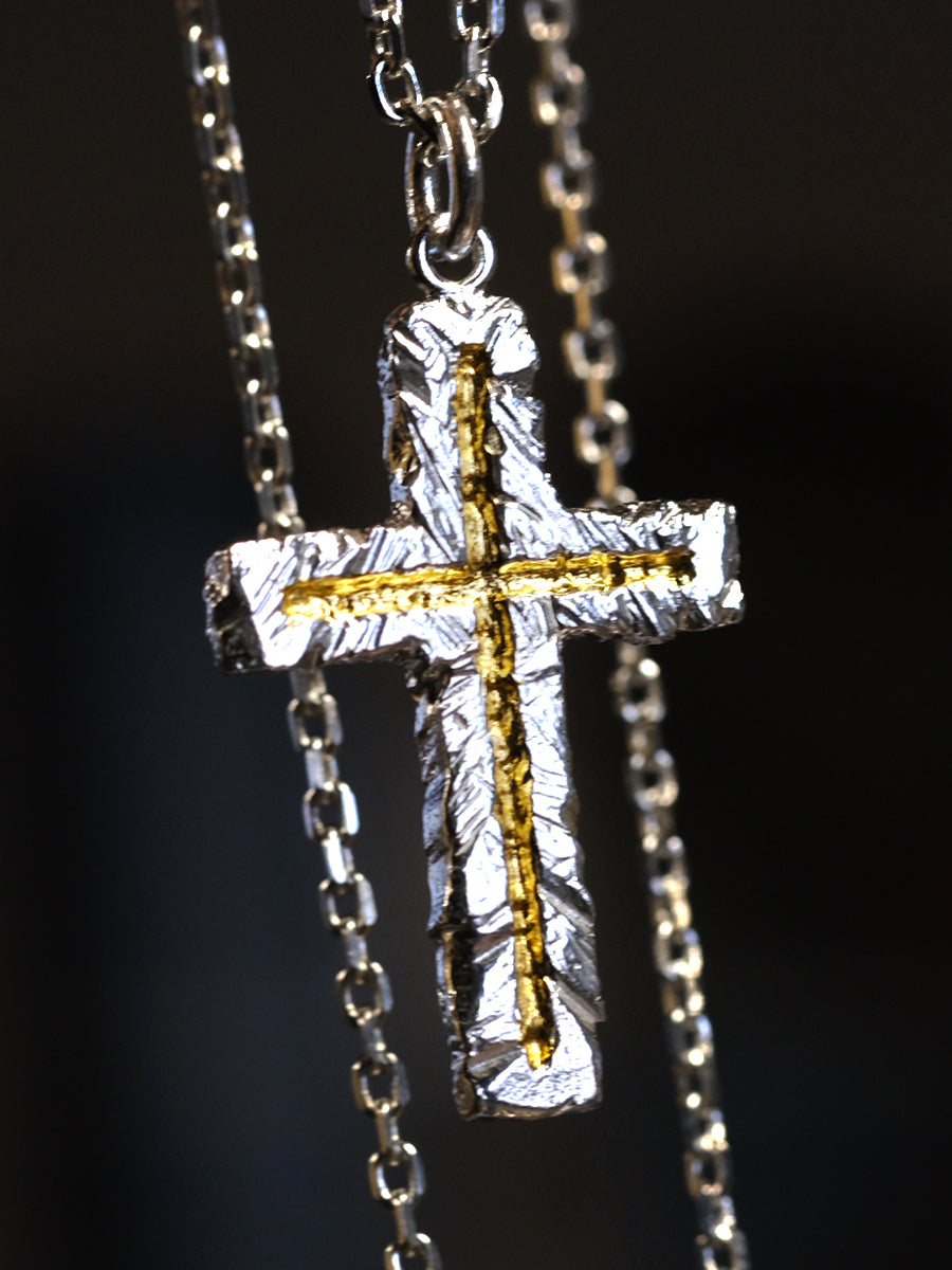 Handmade Sterling Silver Cross Necklace Pendant