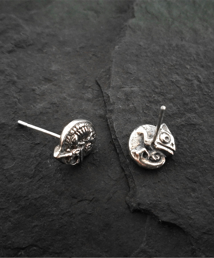 Chameleon Skeletal Earstuds