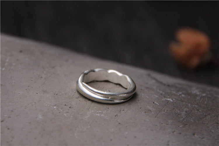 Handmade silver ring