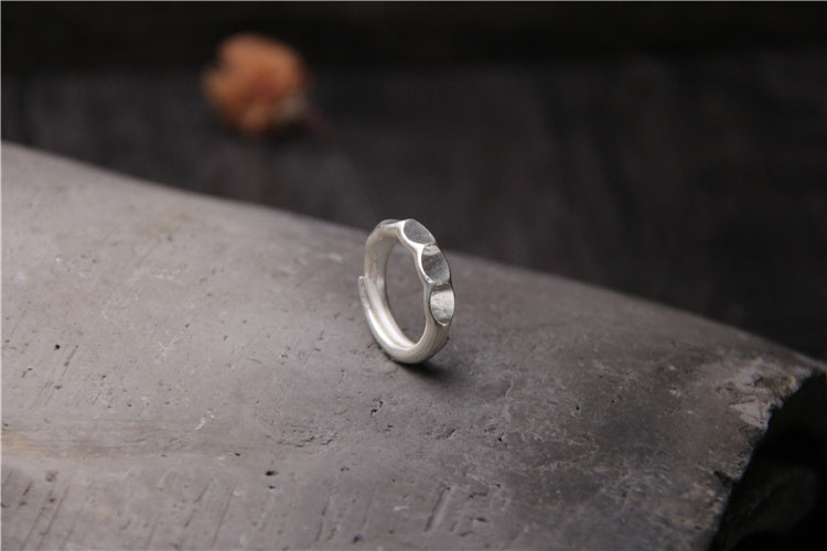 Handmade silver ring